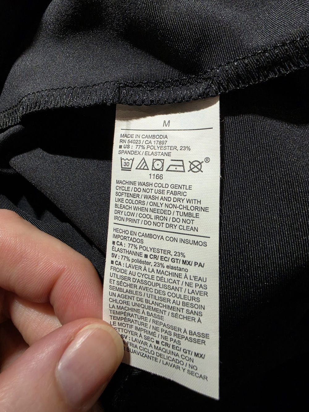 Old Navy Active Black Racerback Crop Tank - Picture 7 of 7